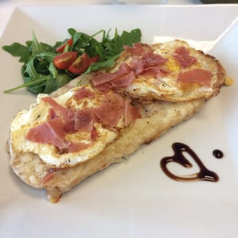 Café Bea - Croque madam! The arugula and tomatoes add the perfect complement of flavor! - Cafes Near Me - Miami, Florida Café Bea - Croque madam! The arugula and tomatoes add the perfect complement of flavor! - Cafes Near Me - Miami, Florida