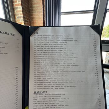 The Restaurant at Charmant - wine list - French Near Me - La Crosse, Wisconsin