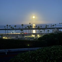 Ryan Transport - Full moon in Newport Beach, CA