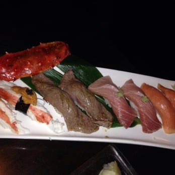 Sakae Sushi - nigiri from handwritten menu - Japanese Near Me - Burlingame, California