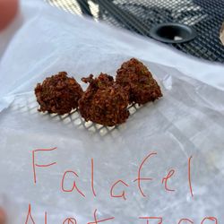 Aba's Falafel - Falafel (not poo).