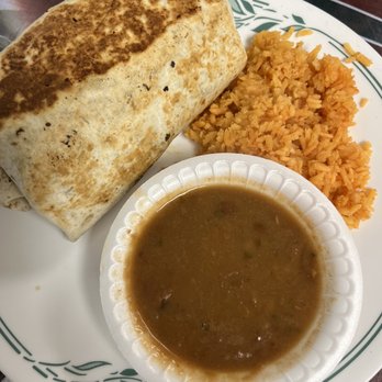 Taco Kitchen - Jumbo Burrito, charro beans and rice - Tacos Near Me - Charleston, South Carolina