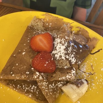 Banana Cafe - Nutella & banana & strawberry crepe - French Near Me - Key West, Florida