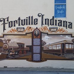 Fortville Indiana Mural - Fortville Indiana by Mike McEvers (2016)