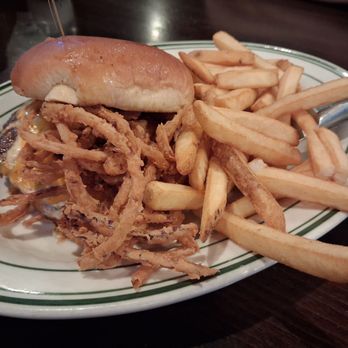 Lucky's 13 Pub - Black and blue burger - American Near Me - Plymouth, Minnesota