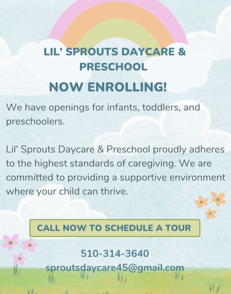 LIL’ SPROUTS DAYCARE & PRESCHOOL Updated August 2024 Request