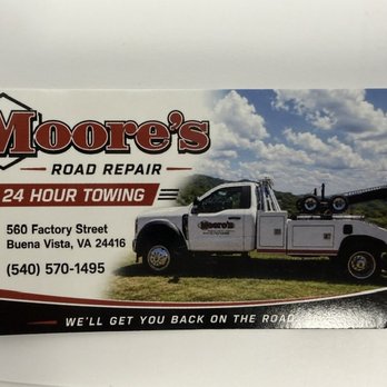Moore's Road Service - Family owned for over 65 years. Call Larry - Towing Near Me - Buena Vista, Virginia Moore's Road Service - Family owned for over 65 years. Call Larry - Towing Near Me - Buena Vista, Virginia