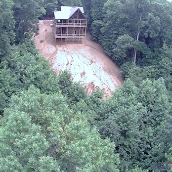 Escape to Blue Ridge - Drone from of exterior - Vacation Rentals Near Me - Blue Ridge, Georgia