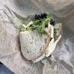 A disgusting sandwich that was thrown together to the point I didn't eat it.