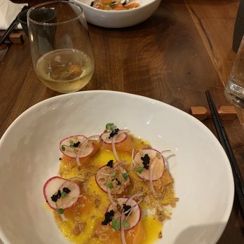 M Tempura - Salmon crudo--amazing! - Japanese Near Me - Durham, North Carolina M Tempura - Salmon crudo--amazing! - Japanese Near Me - Durham, North Carolina