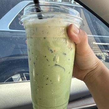Teatopia - Banana Cream Matcha Latte - Coffee & Tea Near Me - Brea, California Teatopia - Banana Cream Matcha Latte - Coffee & Tea Near Me - Brea, California