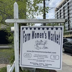 Montgomery Farm Women's Cooperative Market - Farm Women's Market Sign