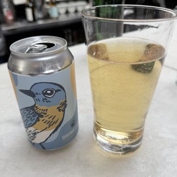 Pizzeria Beddia - ploughman "the birdwatcher" dry cider with peach - Pizza Near Me - Philadelphia, Pennsylvania