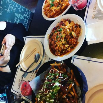 Drunken Tiger - Noodles + bulgolgi fries + watermelon soju + sausage with veggies = - Korean Near Me - Mesa, Arizona