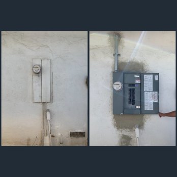 Wire Tech Electric - 200 amps main service upgrade before and after. - Electricians Near Me