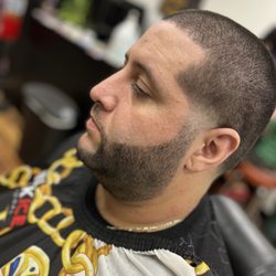 Fade to Perfection  - Caesar with a taper fade and beard trim and shaped
