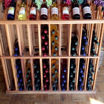 Apple Barn Winery - Love this wine rack - Wineries Near Me - Sevierville, Tennessee