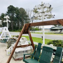 Yoder's Farm & Garden - Yoder's purple Martin houses are quite popular in the Spring!  Not to mention their swings!