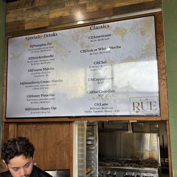 La Rue Doughnut - drink menu - Donuts Near Me - Frisco, Texas La Rue Doughnut - drink menu - Donuts Near Me - Frisco, Texas