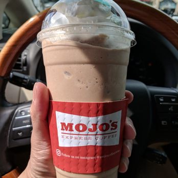 Mojo's Drive Thru Coffee - Peanut Butter Mocha - Coffee & Tea Near Me - Corona, California Mojo's Drive Thru Coffee - Peanut Butter Mocha - Coffee & Tea Near Me - Corona, California