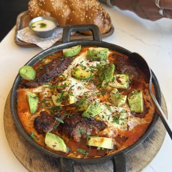 Abbalé - Shakshouka - added avocado and lamb - Mediterranean Near Me - Miami Beach, Florida Abbalé - Shakshouka - added avocado and lamb - Mediterranean Near Me - Miami Beach, Florida