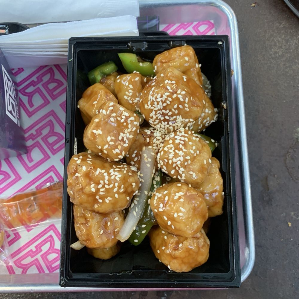 Sesame fried tofu Sesame fried tofu