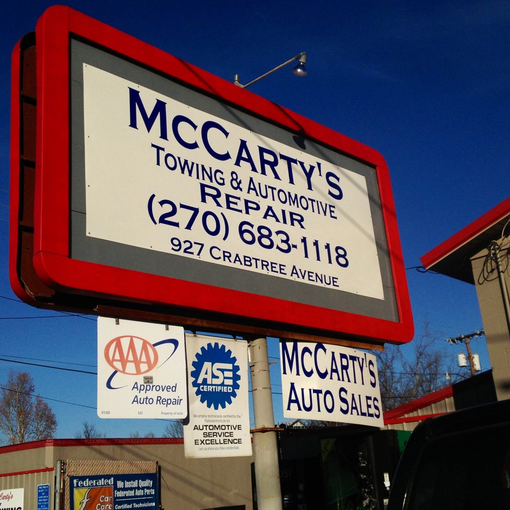 MCCARTYS PRO TOWING Updated August 2024 30 Photos 927 Crabtree Ave, Owensboro, Kentucky