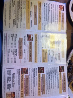 Menu photo 2 Texas Roadhouse Powell, TN