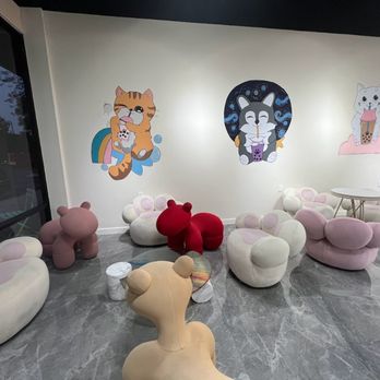 Sugar Paws Tea - Plush chair seating and cute backdrops! - Bubble Tea Near Me - Johns Creek, Georgia Sugar Paws Tea - Plush chair seating and cute backdrops! - Bubble Tea Near Me - Johns Creek, Georgia