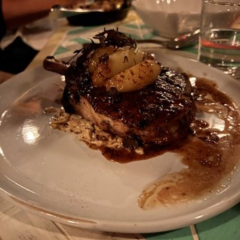 The Bungalow Kitchen - The most tender pork chop coated with flavor. - New American Near Me - Tiburon, California The Bungalow Kitchen - The most tender pork chop coated with flavor. - New American Near Me - Tiburon, California