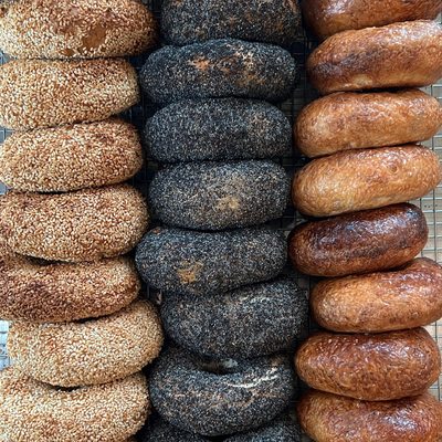 Sour Seed Bagels by null
