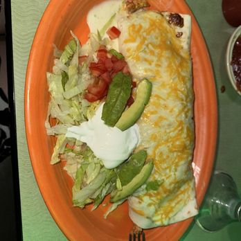 El Sol Mexican Bar & Grill - Super burrito- chicken; so good! Had a huge leftover for lunch the next day too! - Mexican Near Me - Sanford, Florida