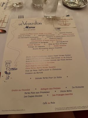 Menu photo 2 Le Veau D’Or New York, NY Menu photo 2 Le Veau D’Or New York, NY