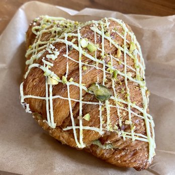 Steelhead on Broadway - Pistachio matcha croissant - Coffee & Tea Near Me - Long Beach, California Steelhead on Broadway - Pistachio matcha croissant - Coffee & Tea Near Me - Long Beach, California