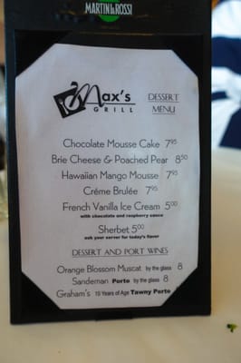 Menu photo 4 Max's Grill Pacific Grove, CA Menu photo 4 Max's Grill Pacific Grove, CA