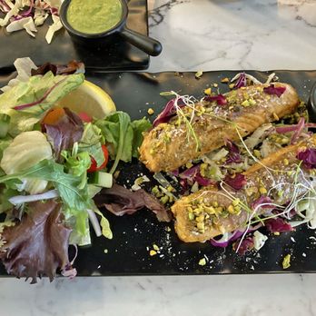 Urban Maharajas - Pistachio Crushed Salmon - Indian Near Me - Toronto, Ontario Urban Maharajas - Pistachio Crushed Salmon - Indian Near Me - Toronto, Ontario