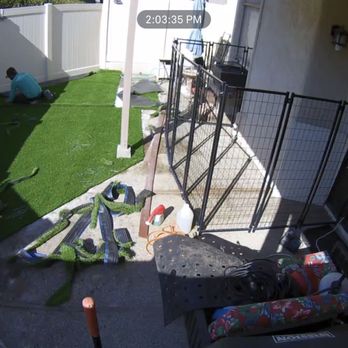 Turf and Paver Exchange - Tacking down the edges, etc. - Artificial Turf Near Me - Camarillo, California Turf and Paver Exchange - Tacking down the edges, etc. - Artificial Turf Near Me - Camarillo, California