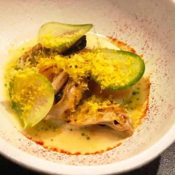 Luthun - Mussels Pinto Potatoes / Nuoc Cham / Spice Cured Yolk - New American Near Me - New York, New York