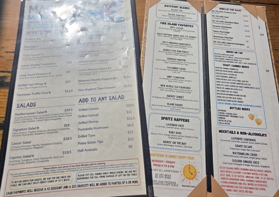 Menu photo 1 Maguire's Bay Front Restaurant Ocean Beach, NY Menu photo 1 Maguire's Bay Front Restaurant Ocean Beach, NY