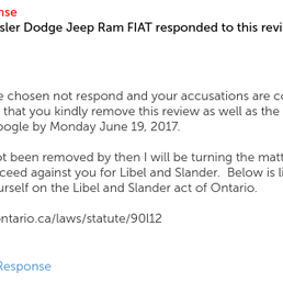 They don't like poor reviews are willing to threaten legal action. They don't like poor reviews are willing to threaten legal action.
