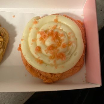 Crumbl - Nashua - Pink velvet cookie - Bakeries Near Me - Nashua, New Hampshire