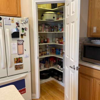 Closets by Design - Indianapolis - Plenty of storage now. Using the corner space! - Interior Design Near Me - Indianapolis, Indiana Closets by Design - Indianapolis - Plenty of storage now. Using the corner space! - Interior Design Near Me - Indianapolis, Indiana