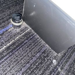 Dust on floor
