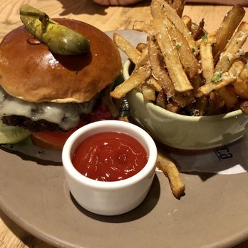 Boca - OMG Burger w/ Parmesan truffle fries - New American Near Me - Sarasota, Florida