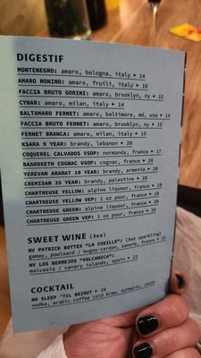 Menu photo 7 Albi Washington, DC, DC