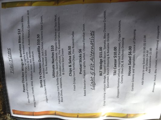 Menu photo 3 Paseo Tiki Bar Fort Myers, FL Menu photo 3 Paseo Tiki Bar Fort Myers, FL