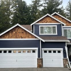 Sunrise Home Pros - Exterior painting, replacing cedar shingles & stain