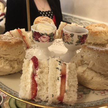 The Tea Cart - Scones and strawberry sandwiches - Tea Rooms Near Me - Berryville, Virginia