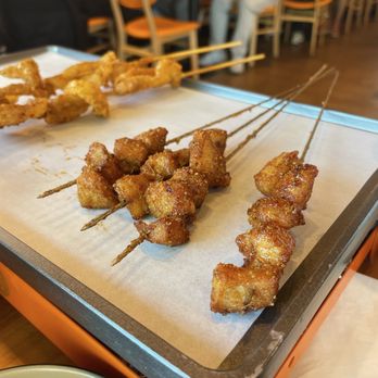 Meet U BBQ - Pork Neck Skewers - Barbeque Near Me - Cupertino, California Meet U BBQ - Pork Neck Skewers - Barbeque Near Me - Cupertino, California