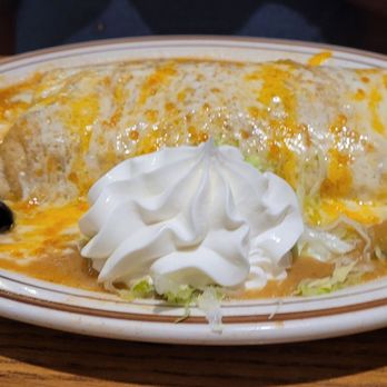 La Capilla Mexican Restaurant - Wet Burrito w shredded beef - Mexican Near Me - La Palma, California